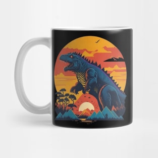 Godzilla Love Sunset Mug